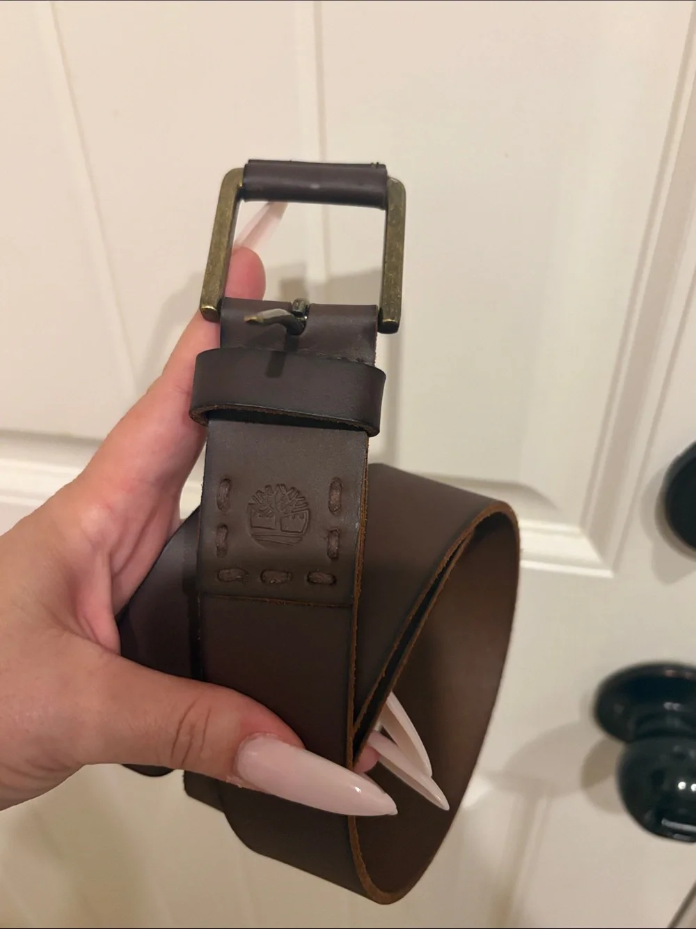 42-44 XL reversible Levi's Brown / black Leather Men's Belt with Metal Buckle 💪🏾